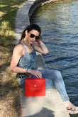 Parchita Tiara Red Bag