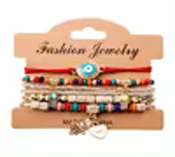 Bohemian Eye Bracelets x 6