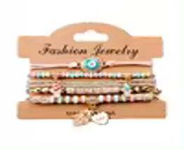 Bohemian Eye Bracelets x 6