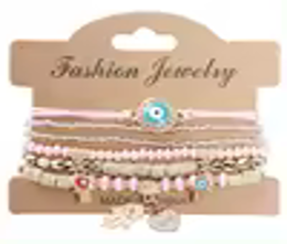 Bohemian Eye Bracelets x 6